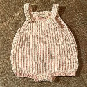 Misha and puff pink sunsuit 0-6 months